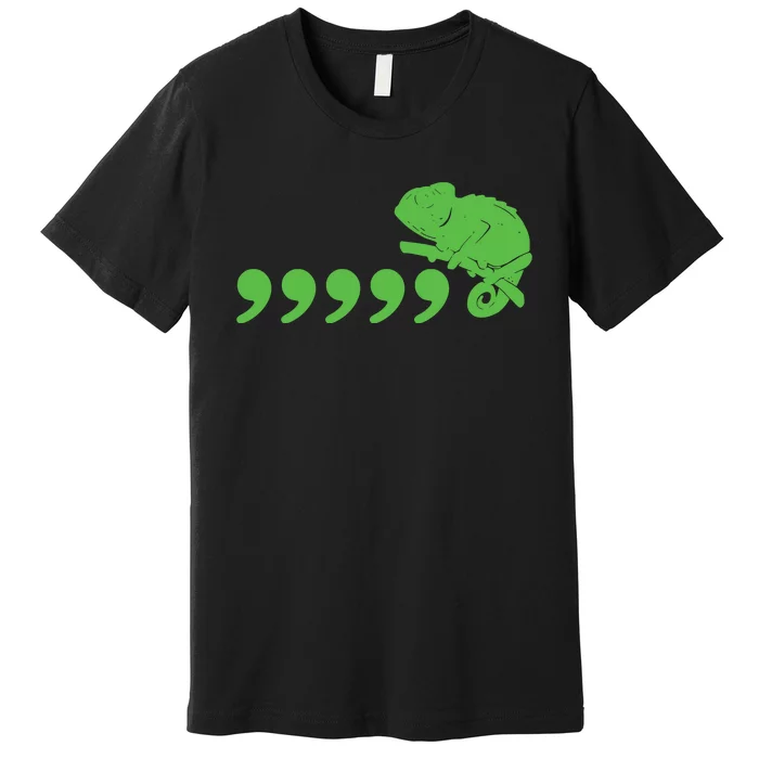 Comma Chameleon Premium T-Shirt