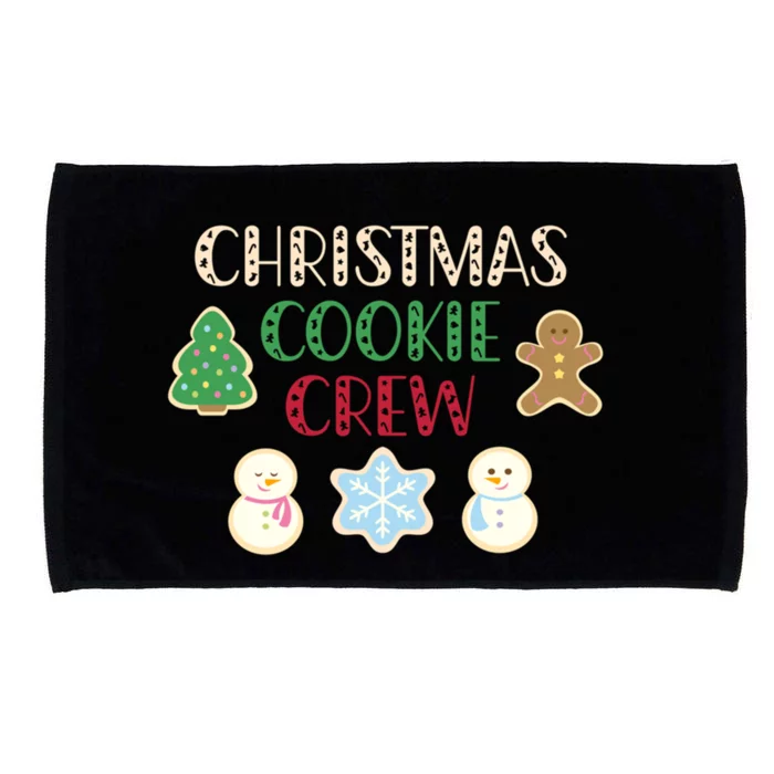 Cute Christmas Cookie Crew Baking Gift Microfiber Hand Towel