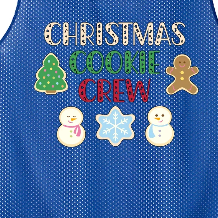 Cute Christmas Cookie Crew Baking Gift Mesh Reversible Basketball Jersey Tank