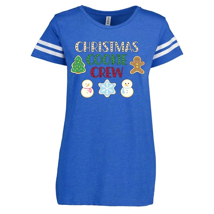 Cute Christmas Cookie Crew Baking Gift Enza Ladies Jersey Football T-Shirt