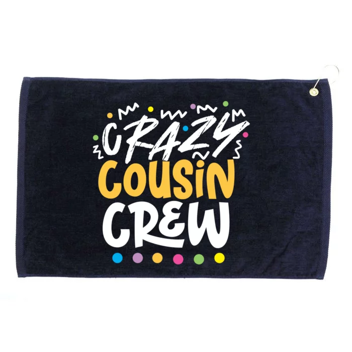 Crazy Cousin Crew Orange Gift Grommeted Golf Towel