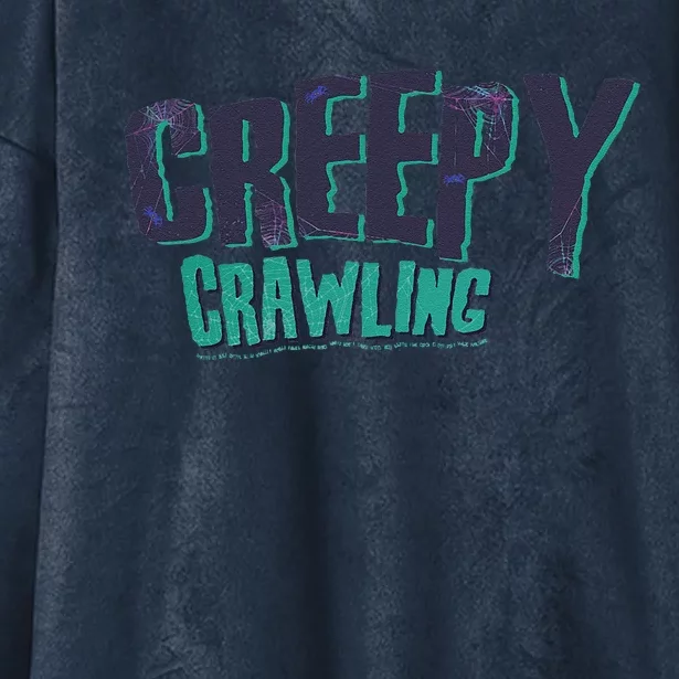 Chumbawamba Creepy Crawling Lyric Scary Halloween Hooded Wearable Blanket