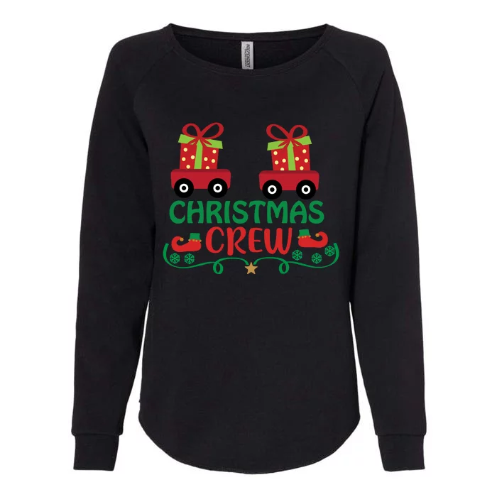 Christmas Crew Womens California Wash Sweatshirt