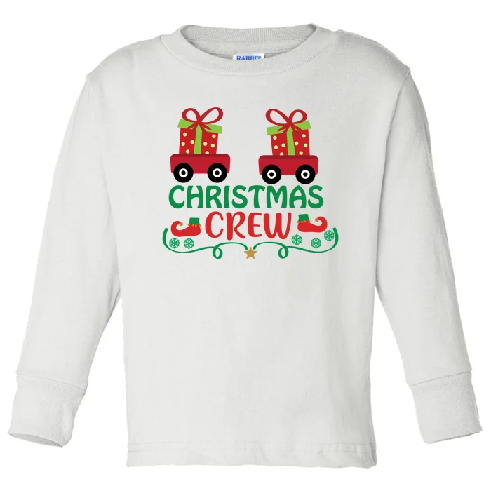 Christmas Crew Toddler Long Sleeve Shirt