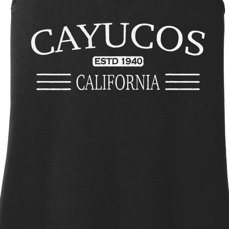 Cayucos California Ladies Essential Tank