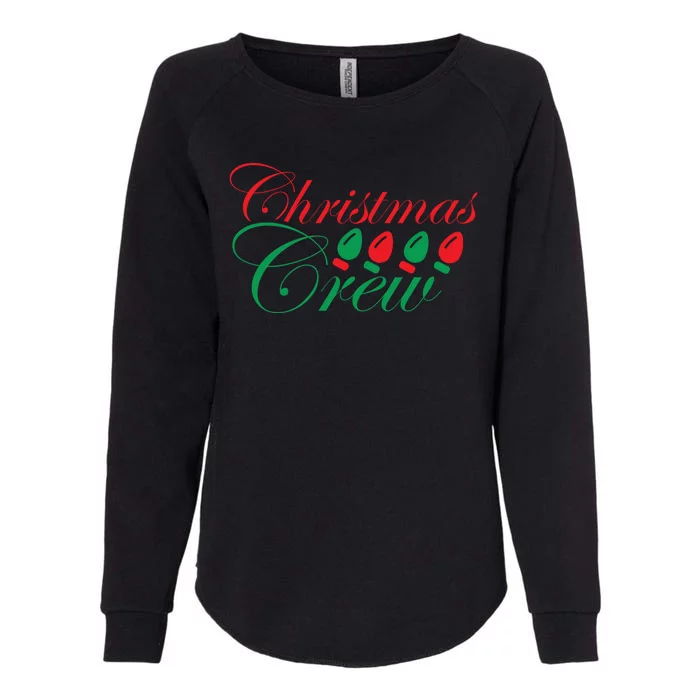 Christmas Crew Womens California Wash Sweatshirt