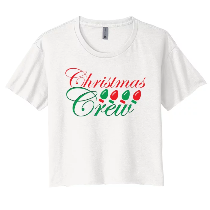 Christmas Crew Women's Crop Top Tee