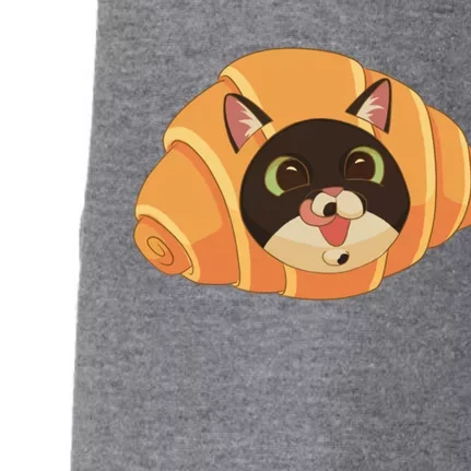 Croissant Cat Doggie 3-End Fleece Hoodie