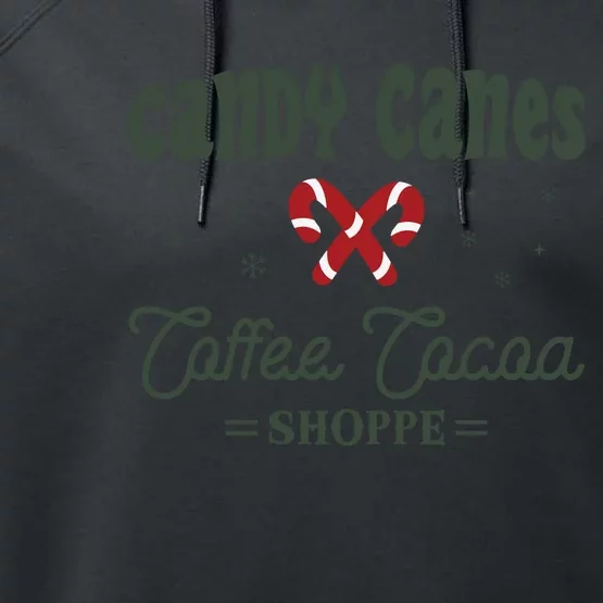 Candy Canes Performance Fleece Hoodie