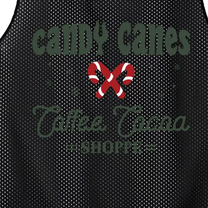 Candy Canes Mesh Reversible Basketball Jersey Tank