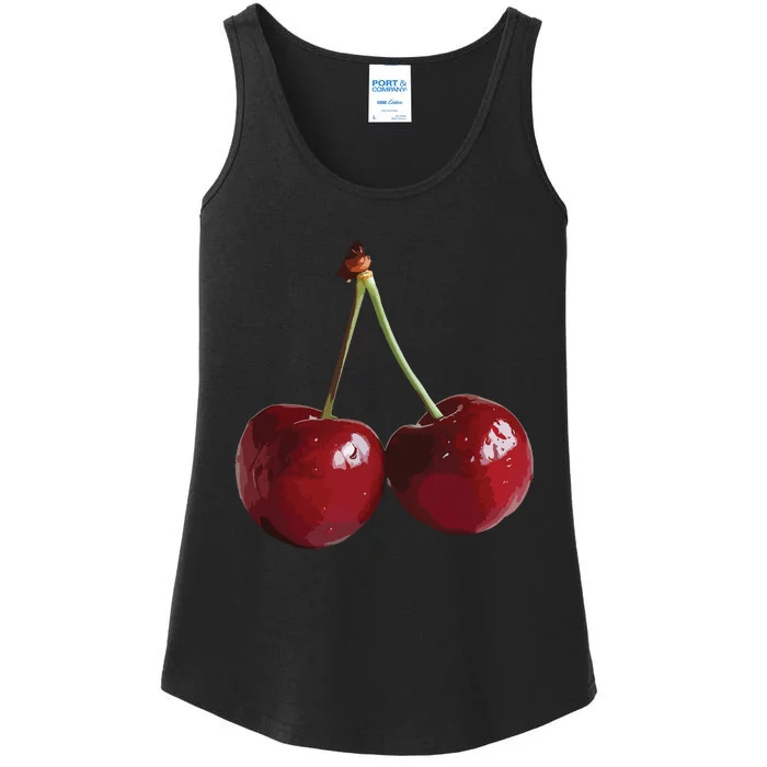 Cherries Cherry Ladies Essential Tank