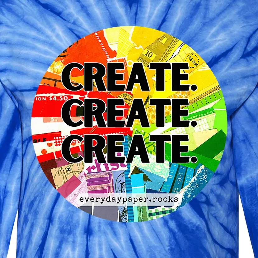 Create. Create. Create. Tie-Dye Long Sleeve Shirt