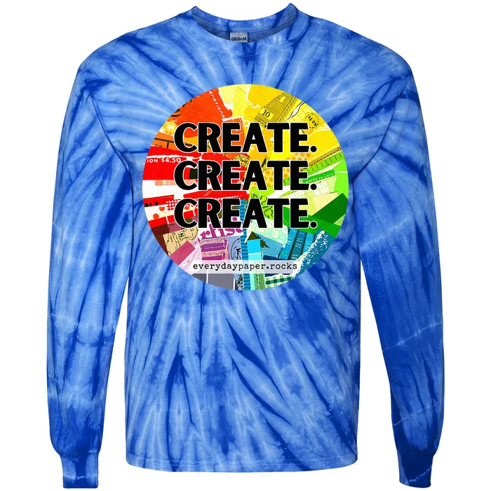 Create. Create. Create. Tie-Dye Long Sleeve Shirt