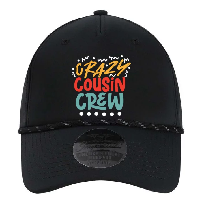 Crazy Cousin Crew Retro Vintage Gift Performance The Dyno Cap