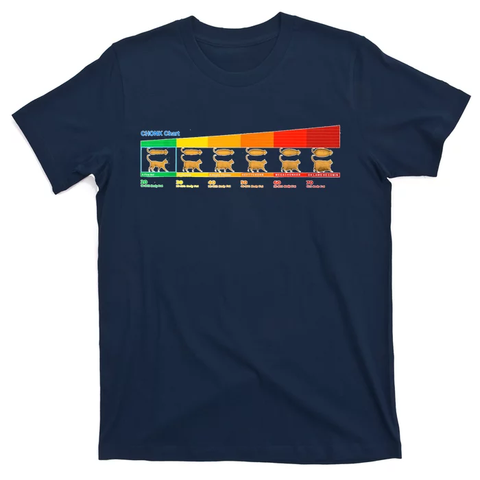 Chonk Chart Cat T-Shirt