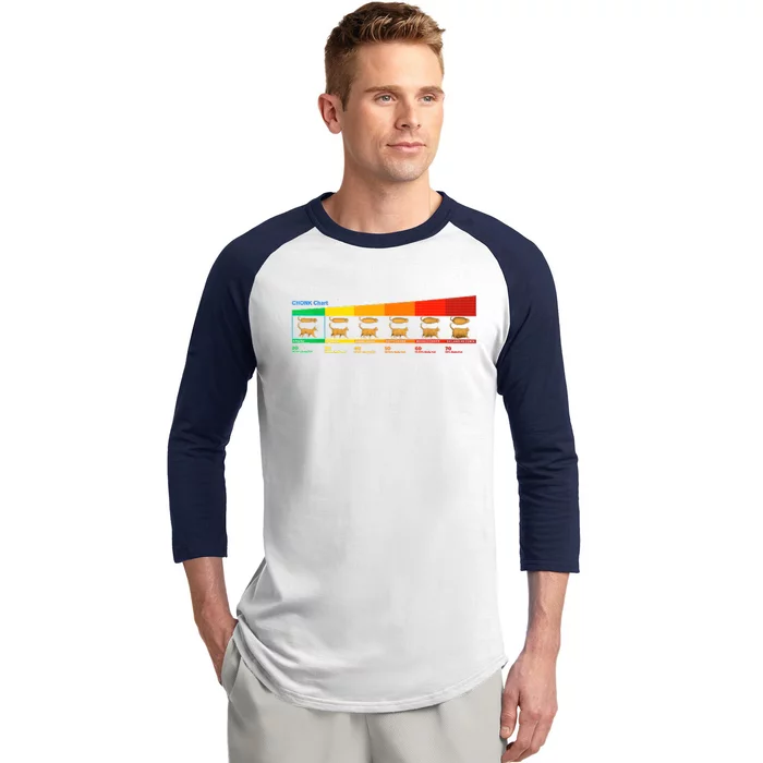 Chonk Chart Cat Baseball Sleeve Shirt