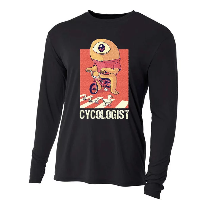 Cycologist Cyclist Cycling Bike Biking Biker Bicycle Cooling Performance Long Sleeve Crew