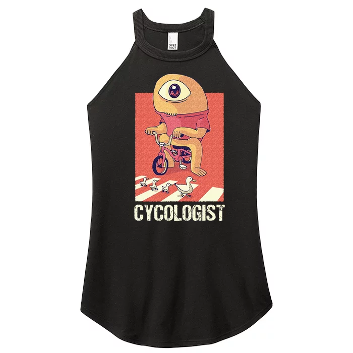 Cycologist Cyclist Cycling Bike Biking Biker Bicycle Women’s Perfect Tri Rocker Tank