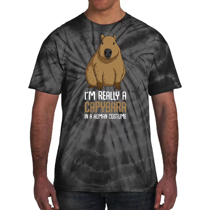 Capybara Costume Tie-Dye T-Shirt