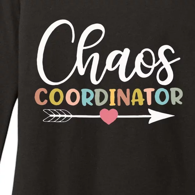 Chaos Coordinator Womens CVC Long Sleeve Shirt