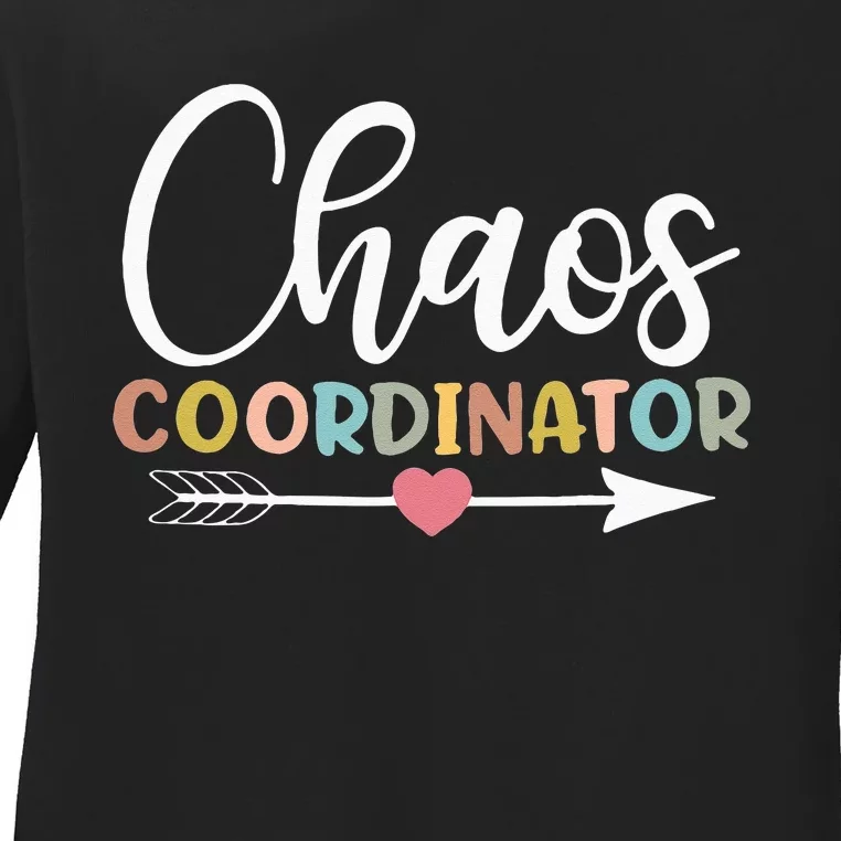 Chaos Coordinator Ladies Long Sleeve Shirt