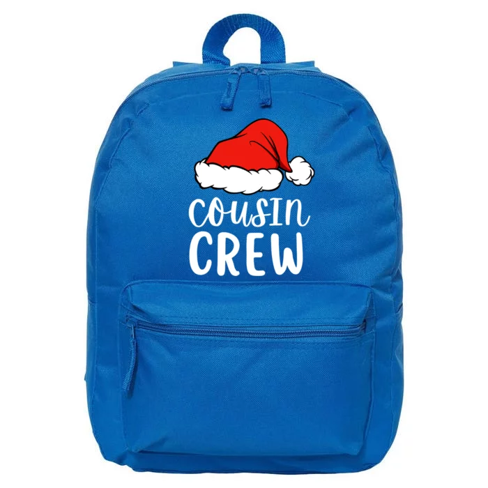 Christmas Cousin Crew Santa Matching Funny Pajamas Xmas Gift 16 in Basic Backpack