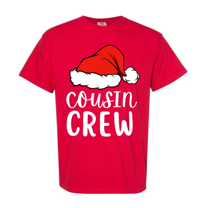 Christmas Cousin Crew Santa Matching Funny Pajamas Xmas Gift Garment-Dyed Heavyweight T-Shirt