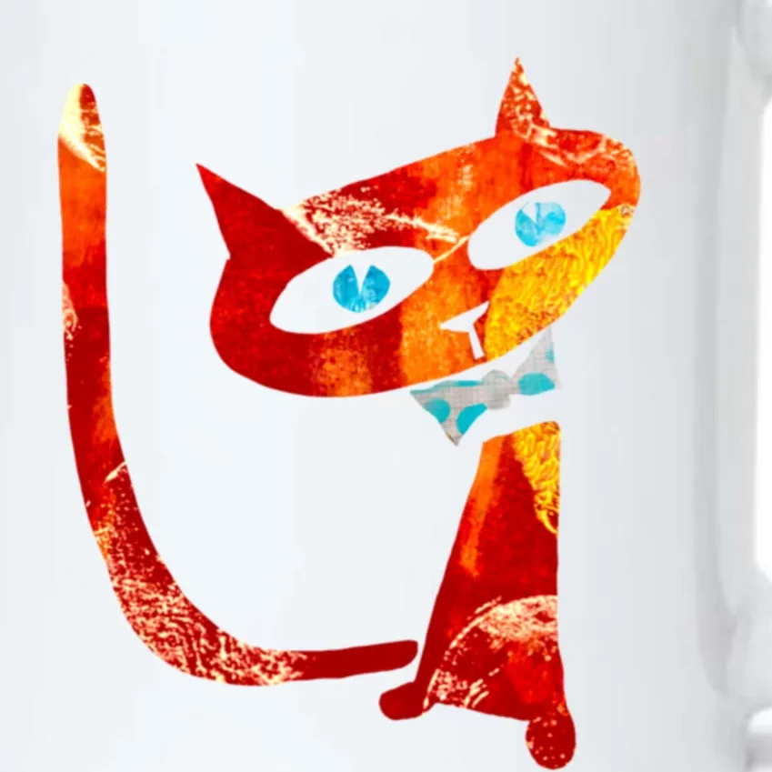 Cheeky Cat Black Color Changing Mug