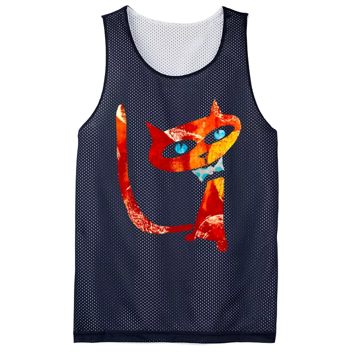 Cheeky Cat Mesh Reversible Basketball Jersey Tank