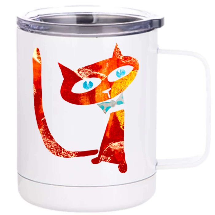 Cheeky Cat Front & Back 12oz Stainless Steel Tumbler Cup