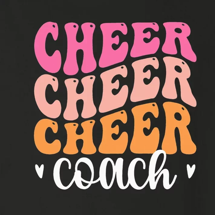 Cheer Coach Cheerleading Coach Cheerleader Coach Toddler Long Sleeve Shirt