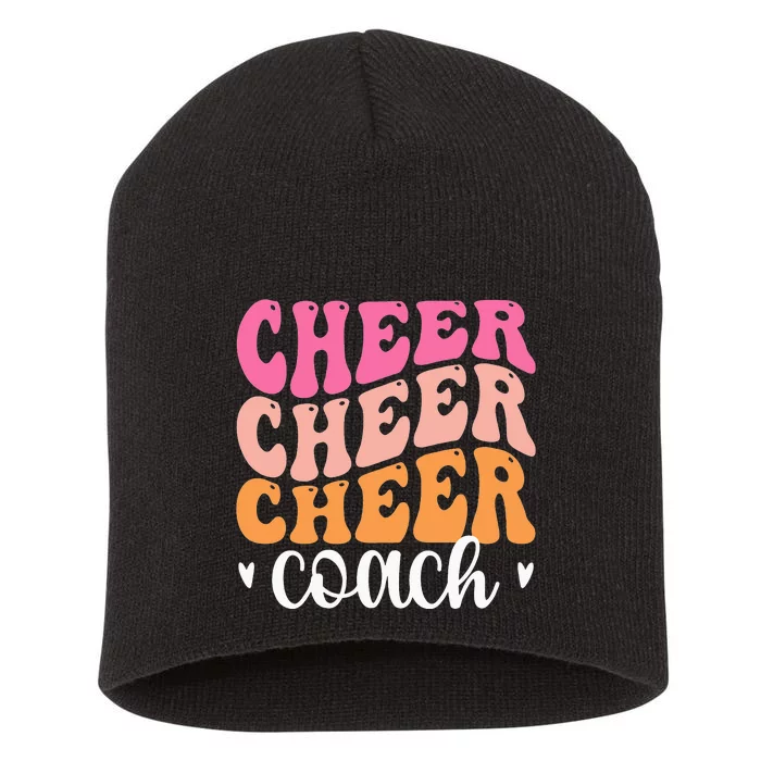 Cheer Coach Cheerleading Coach Cheerleader Coach Short Acrylic Beanie