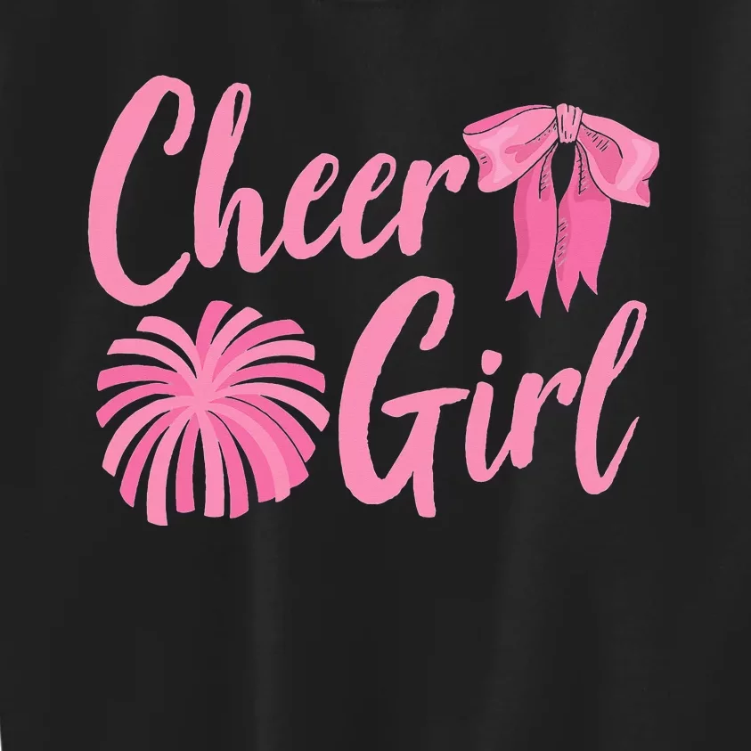 Cheer Cheerleader  Cheering Practice Cheerleading Kids Sweatshirt