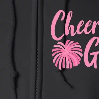 Cheer Cheerleader  Cheering Practice Cheerleading Full Zip Hoodie