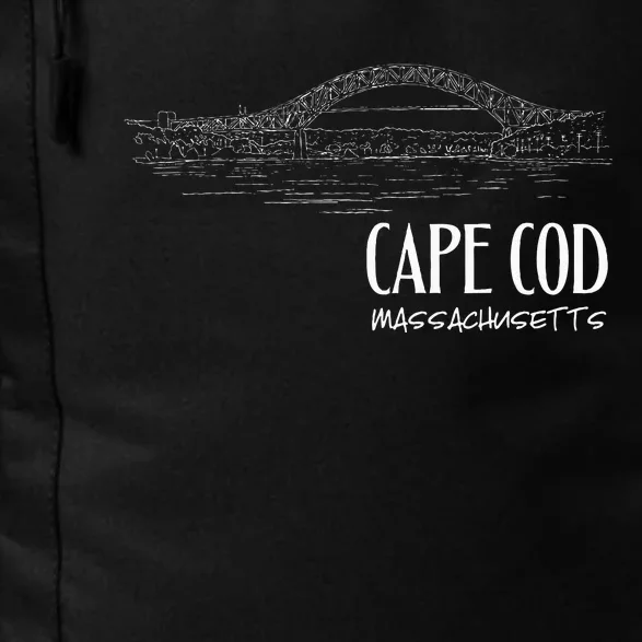 Cape Cod Canal Sagamore Bridge Illustration Art Souvenir Daily Commute Backpack