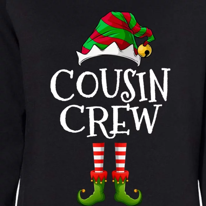 Christmas Cousin Crew With Elf Costume For Family Xmas Gift Womens California Wash Sweatshirt