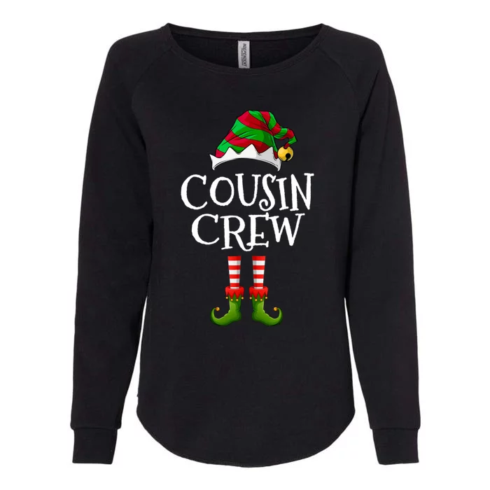 Christmas Cousin Crew With Elf Costume For Family Xmas Gift Womens California Wash Sweatshirt