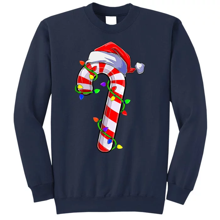 Candy Cane Crew Santa Christmas Party Boys Girls Xmas Sweatshirt