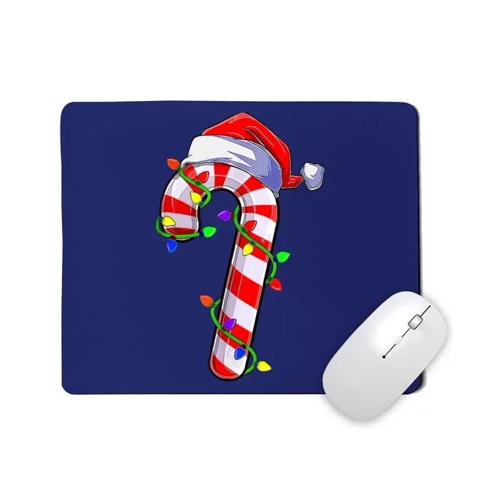 Candy Cane Crew Santa Christmas Party Boys Girls Xmas Mousepad