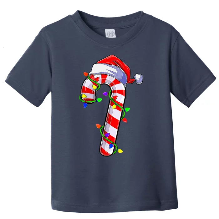 Candy Cane Crew Santa Christmas Party Boys Girls Xmas Toddler T-Shirt