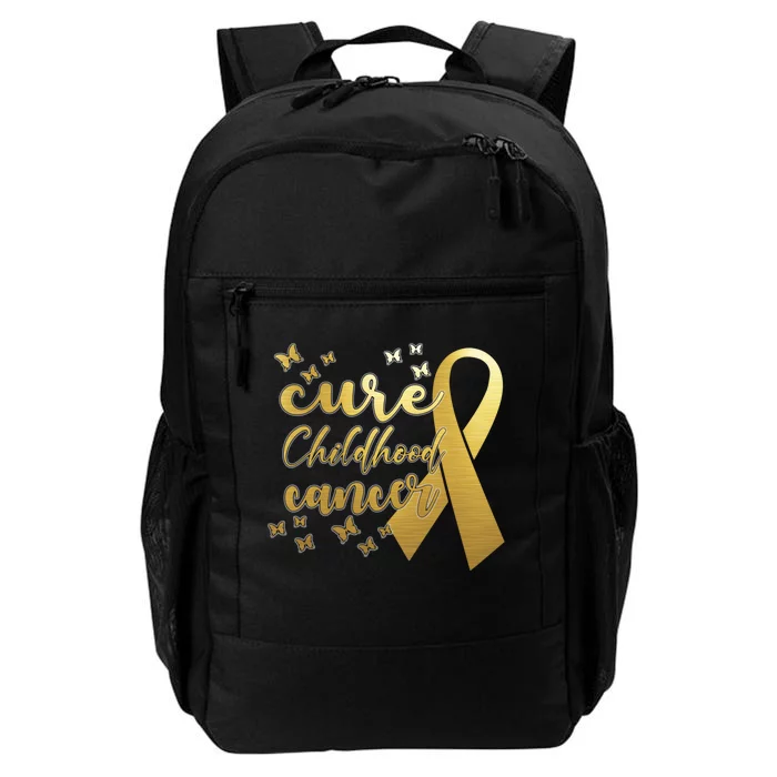 Cure Childhood Cancer Butterflies Ribbon Daily Commute Backpack