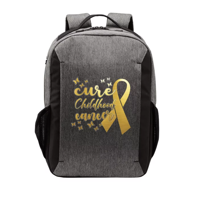 Cure Childhood Cancer Butterflies Ribbon Vector Backpack