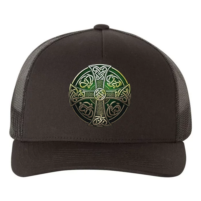 Celtic Cross Yupoong Adult 5-Panel Trucker Hat