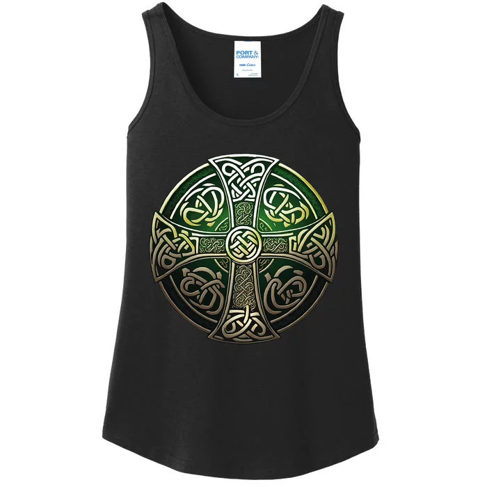 Celtic Cross Ladies Essential Tank