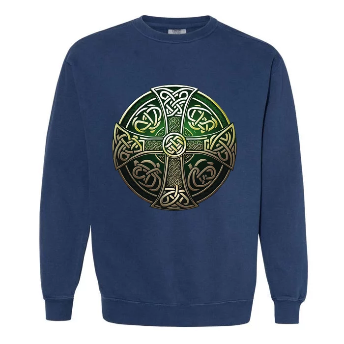 Celtic Cross Garment-Dyed Sweatshirt