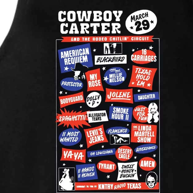 Cowboy Carter Ladies Tri-Blend Wicking Tank