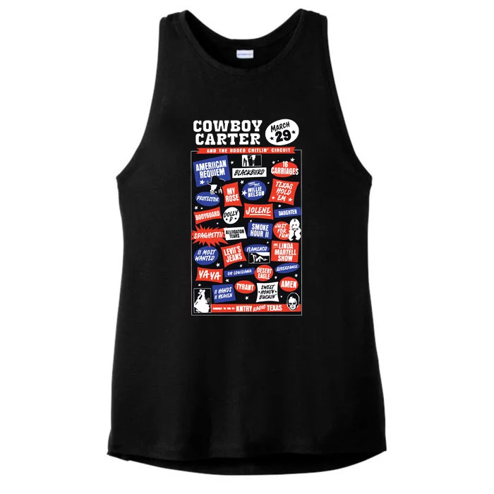 Cowboy Carter Ladies Tri-Blend Wicking Tank