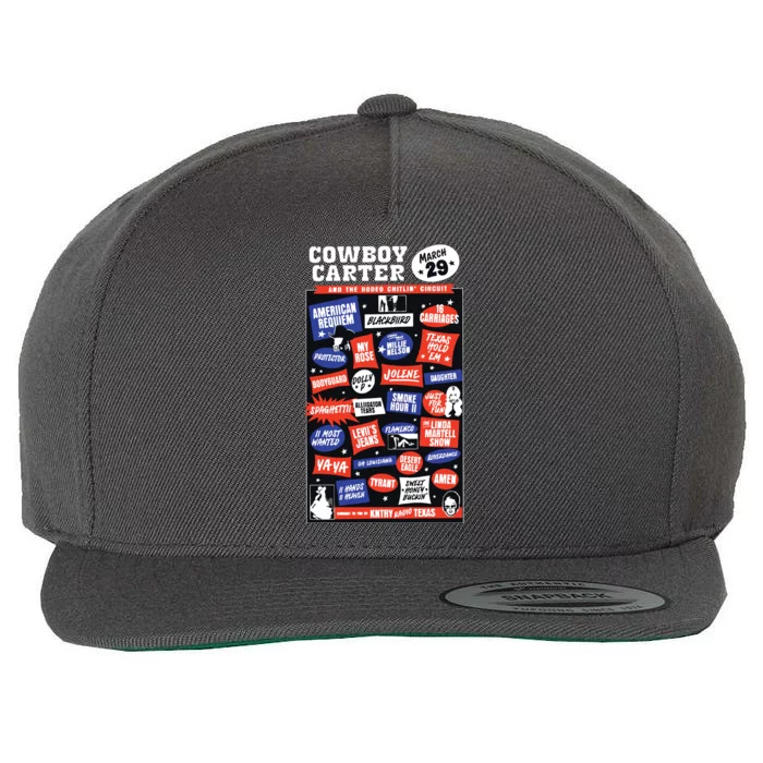 Cowboy Carter Wool Snapback Cap