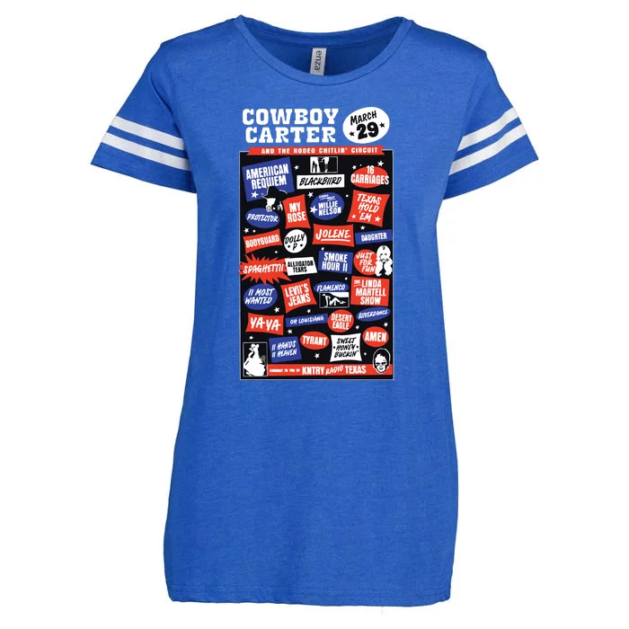 Cowboy Carter Enza Ladies Jersey Football T-Shirt