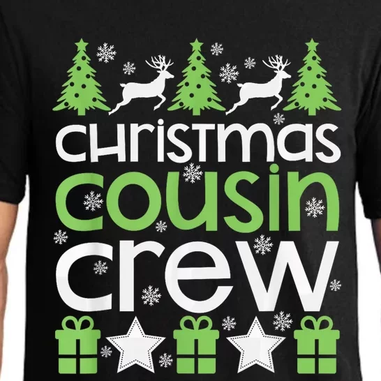 Christmas Cousin Crew Cute Family Photo Pajama Holiday Gift Pajama Set